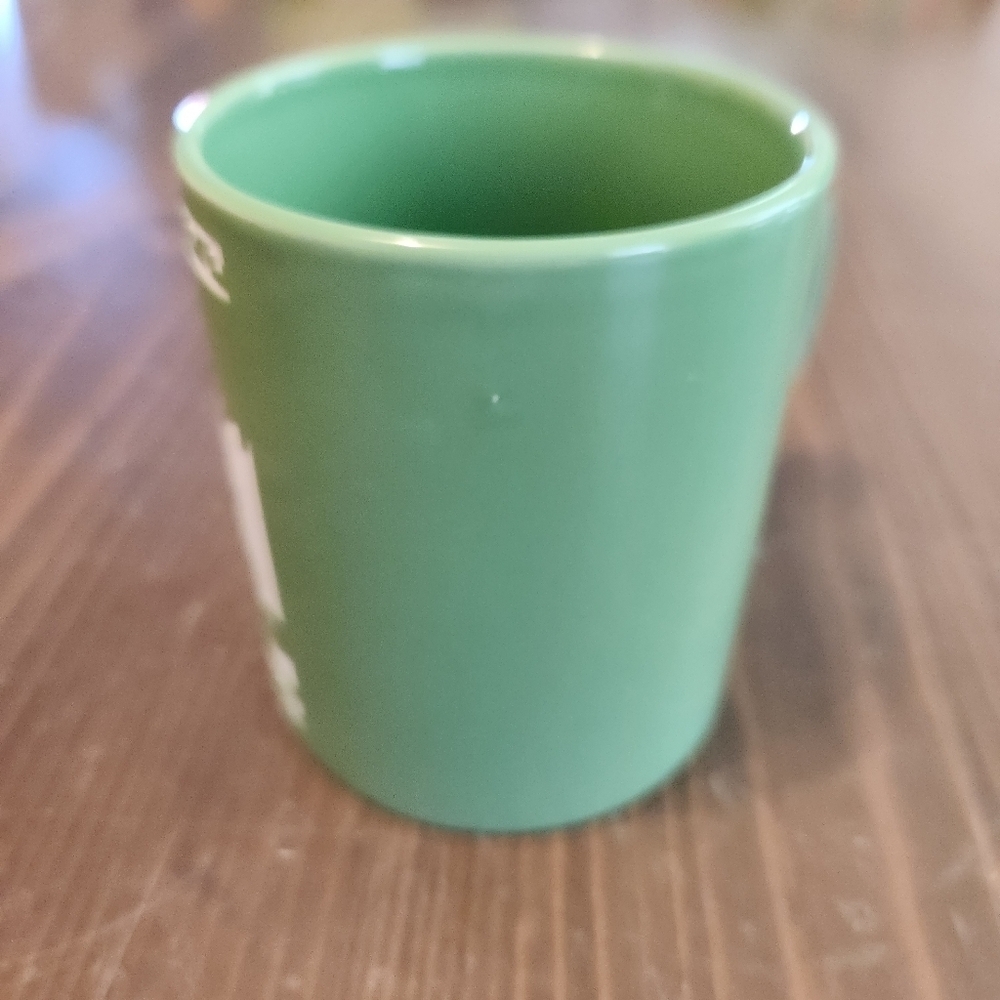 Cozumel Mexico Coffee Mug Green & White Swordfish Ocean Tea Cup - Picture 3 of 7